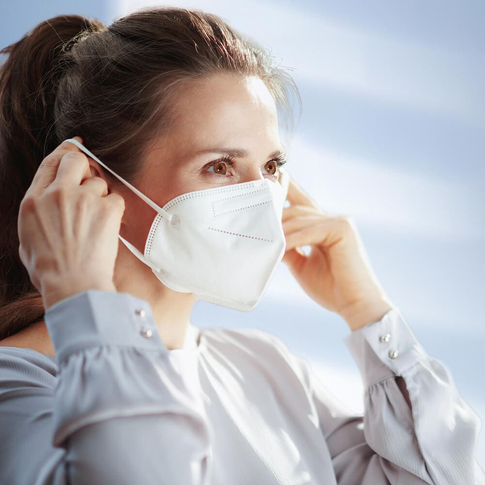 Mundschutz-FFP2-Masken